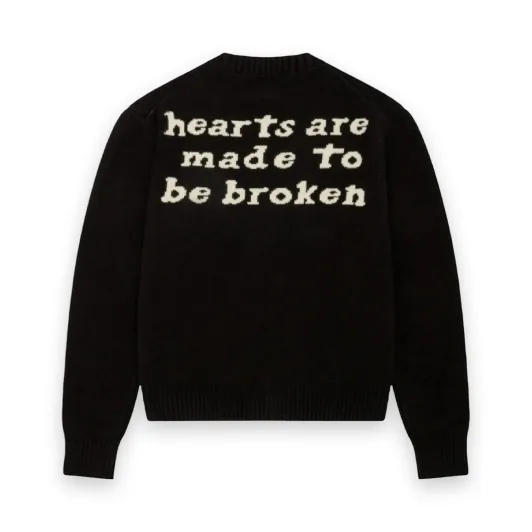 Black Broken Planet Hearts Sweater 2
