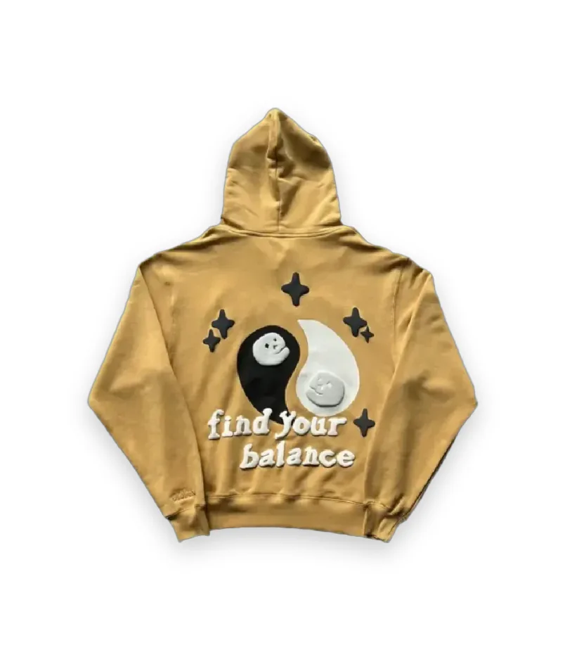 Broken Market So Much Chaos Hoodie Mustard Yellow 2