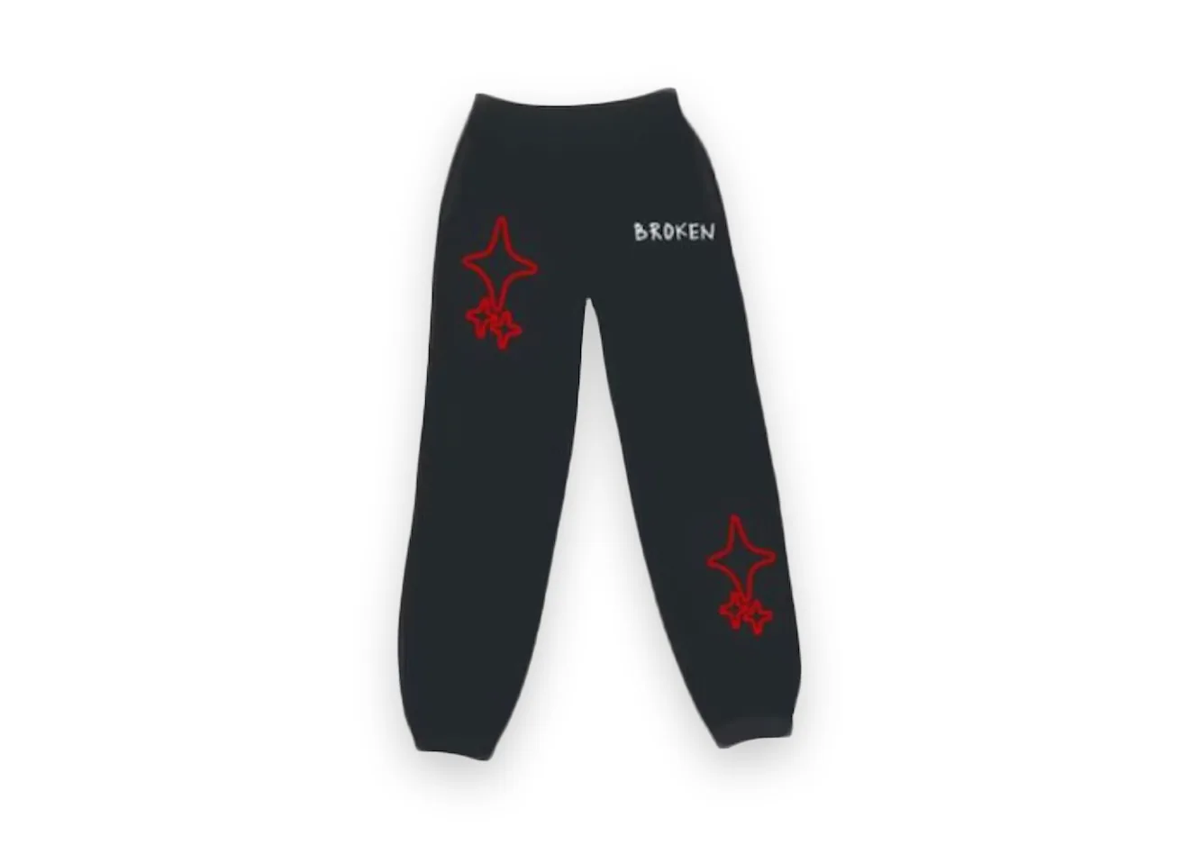Broken Planet Market Broken Planet Star Sweatpants Black 1