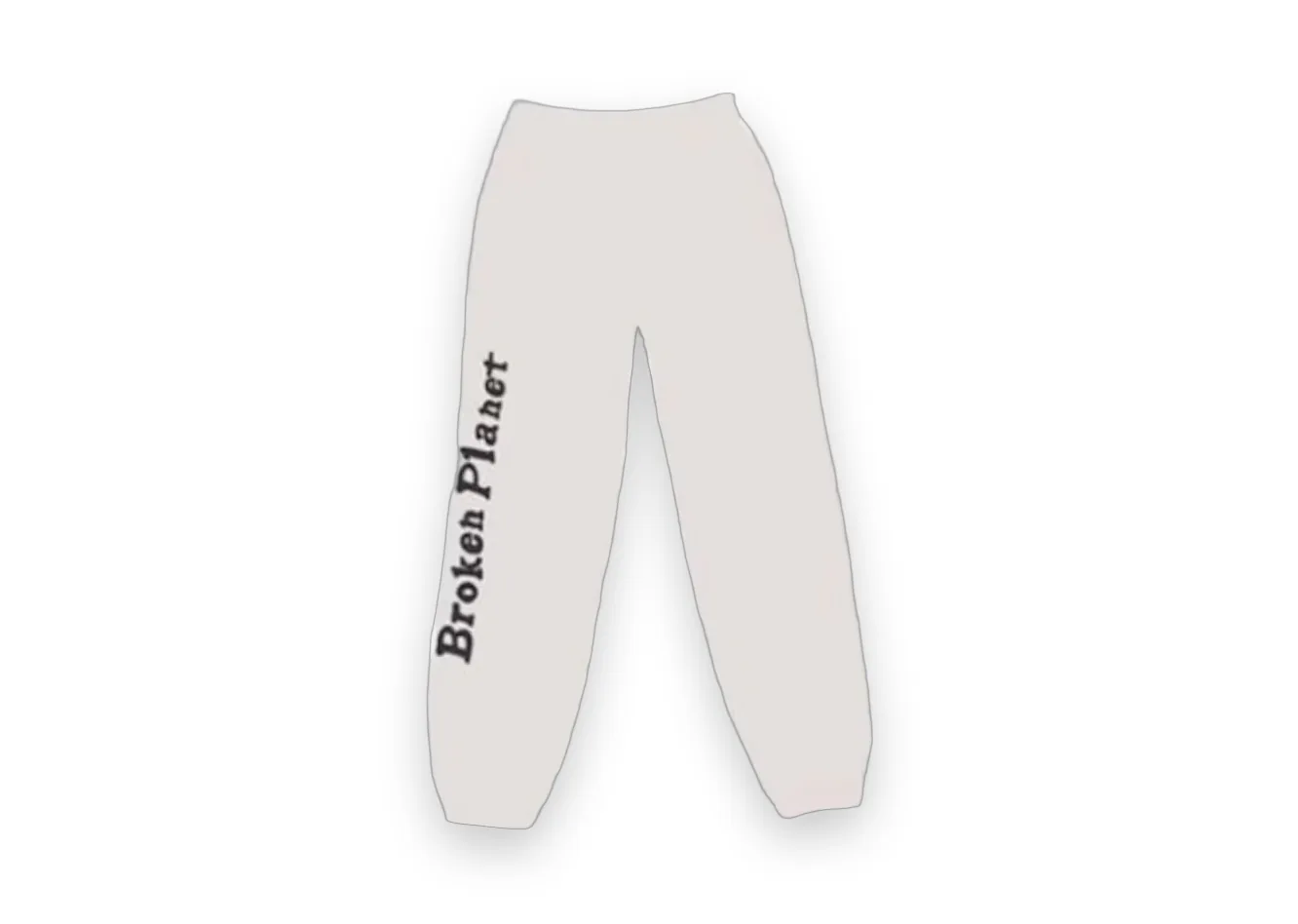 Broken Planet Market Broken Planet Sweatpants White 1