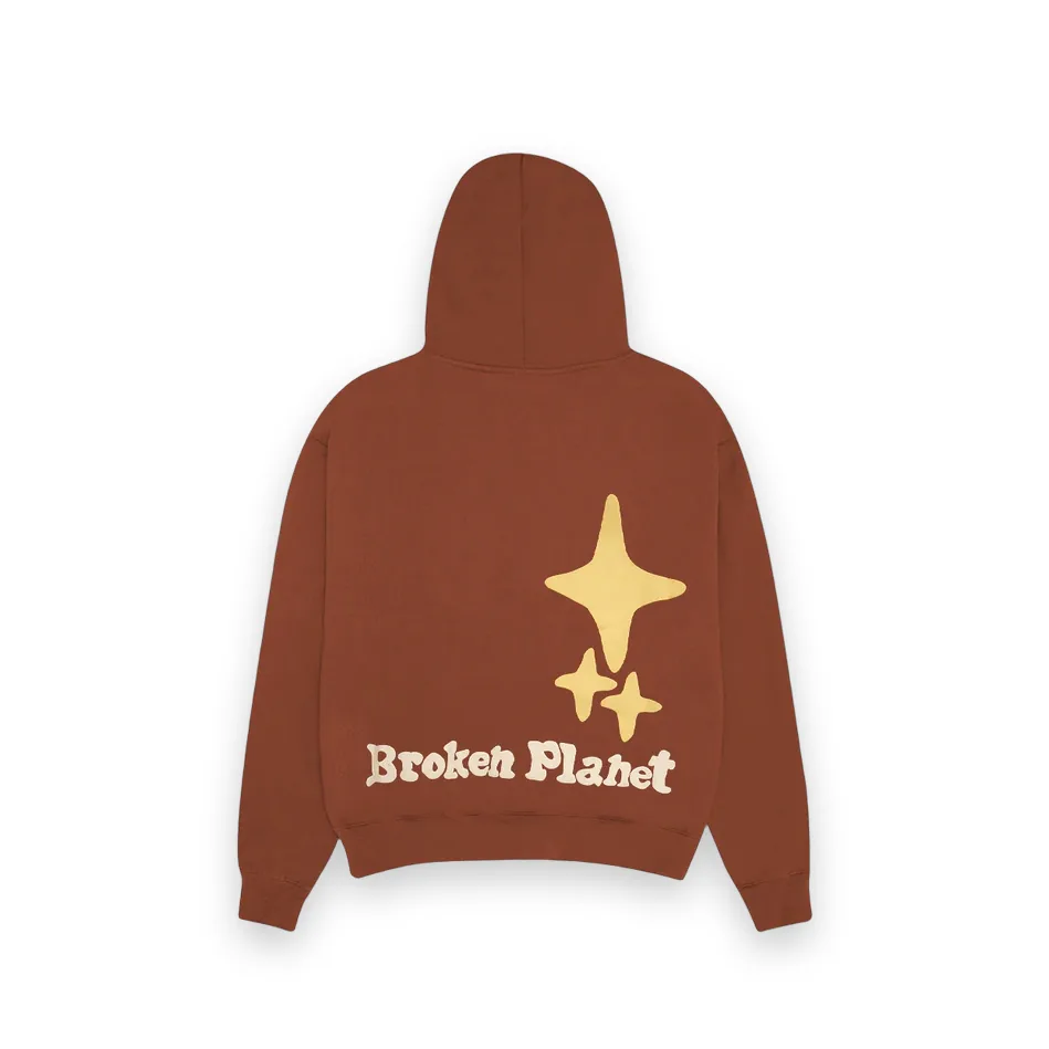 Broken Planet Market Choose Wisely Hoodie Brown 2