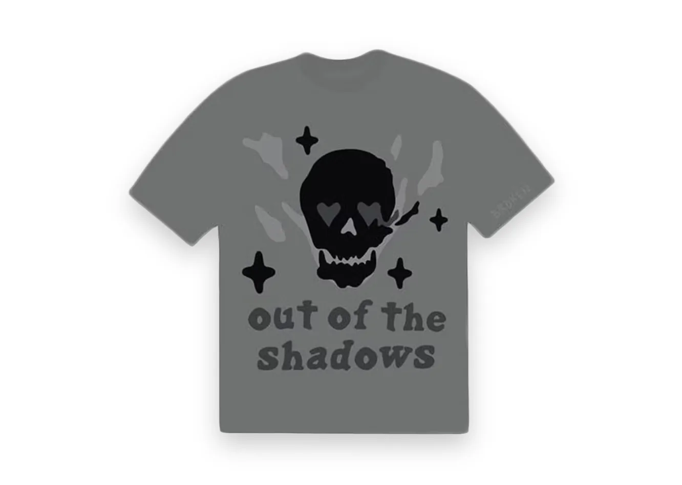 Broken Planet Market Out of the Shadows T-shirt Shadow Grey 1