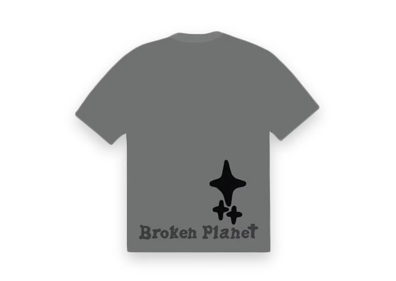 Broken Planet Market Out of the Shadows T-shirt Shadow Grey 2