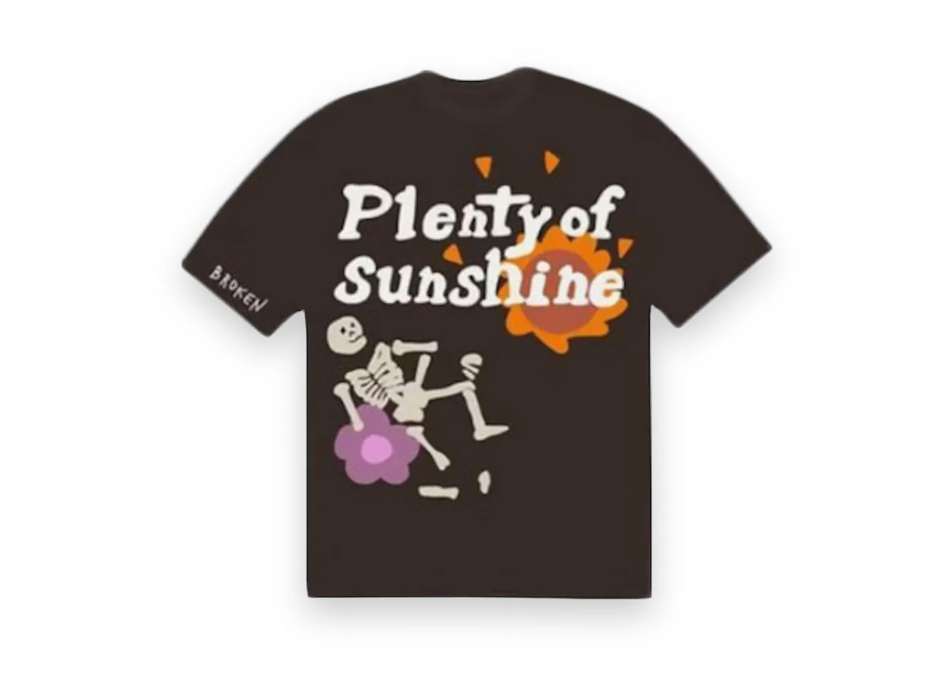 Broken Planet Market Plenty of Sunshine T-shirt Brown 1