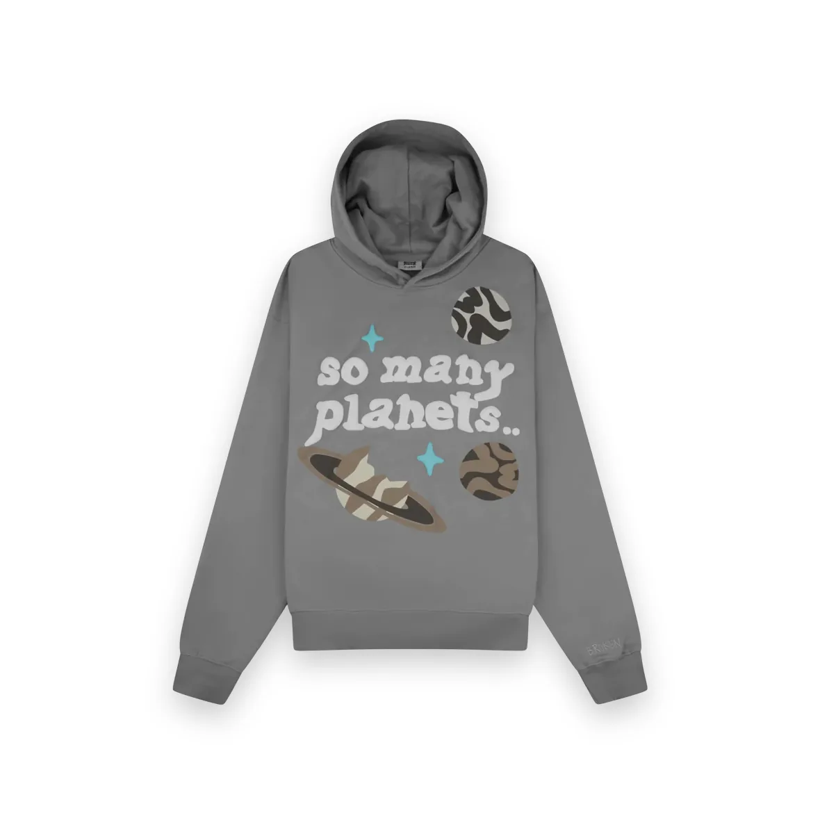 Broken Planet Market So Many Planets Hoodie Grey 1