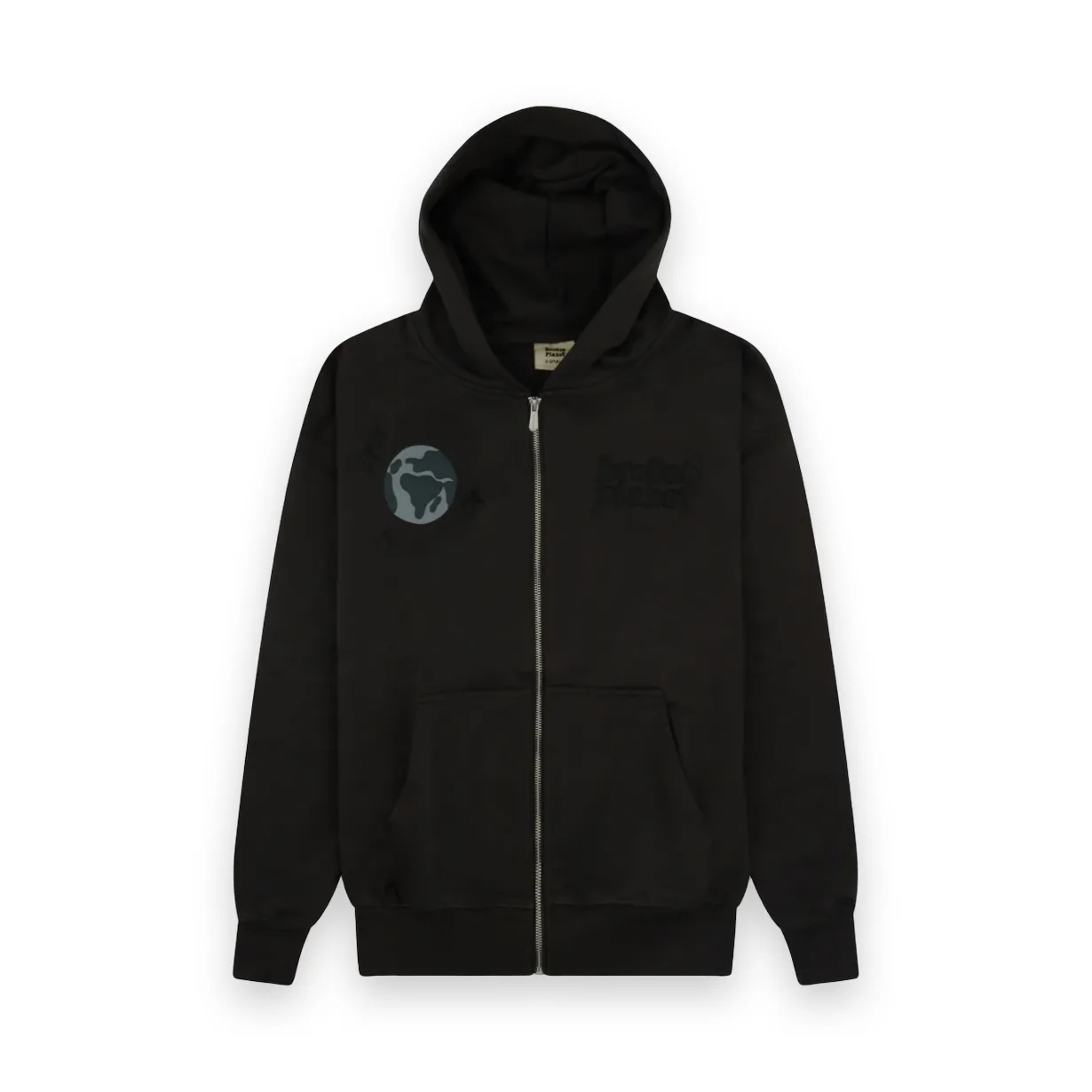 Broken Planet Market Spider Web Zip Up Hoodie 1