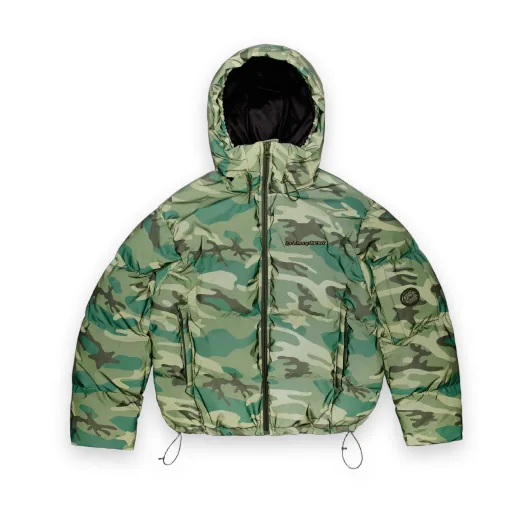 Broken Planet Reflective Star Camo Puffer Jacket 1