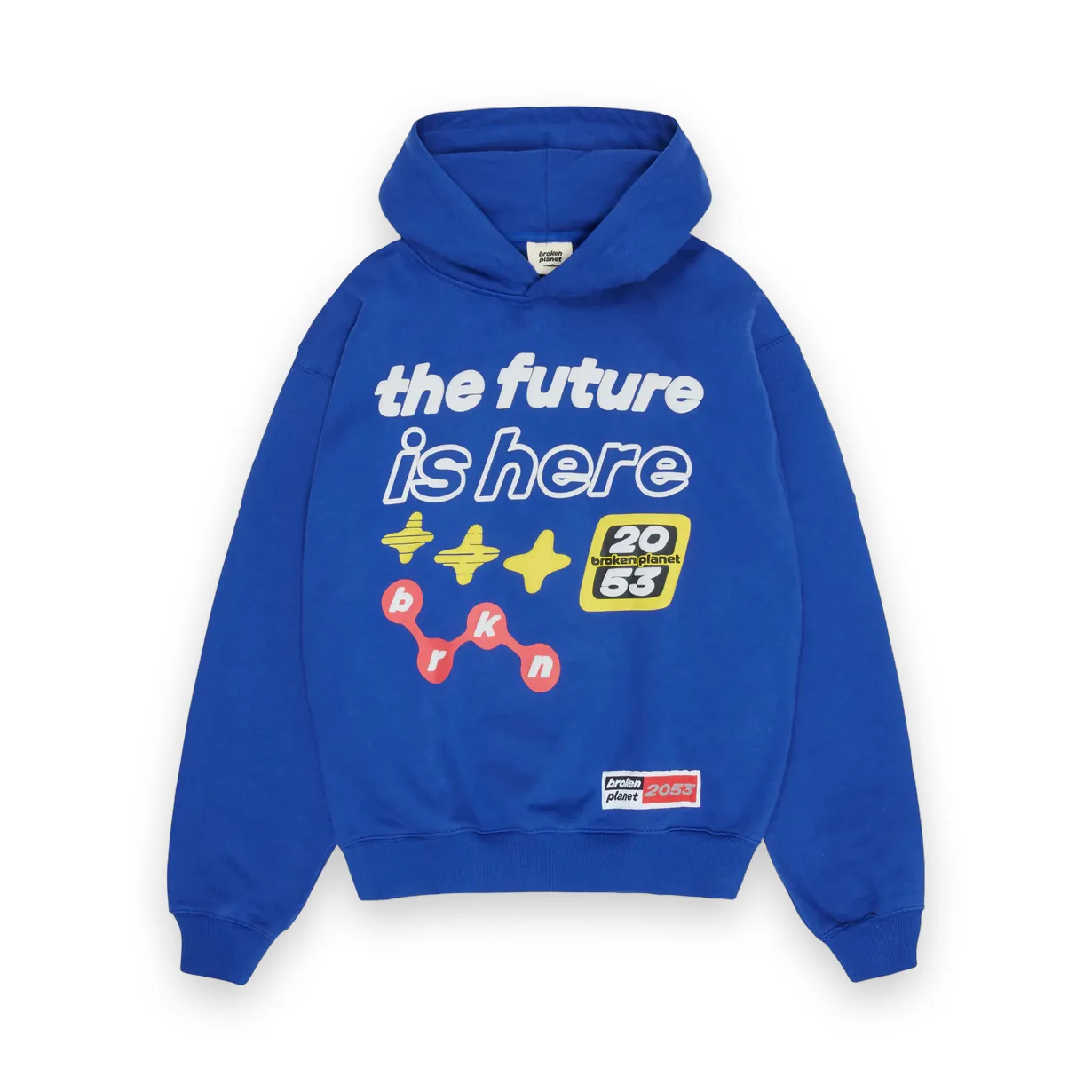 Broken Planet The Future Is Here Hoodie Blue 1