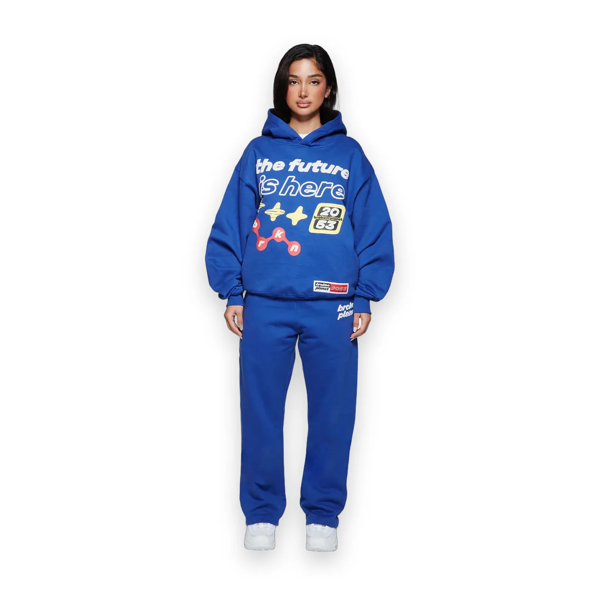 Broken Planet The Future Is Here Hoodie Blue 3