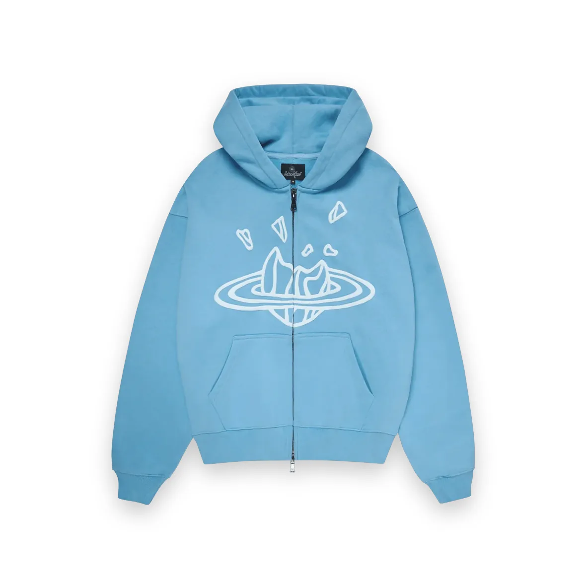 Broken Planet x Kick Game Hoodie Blue 1