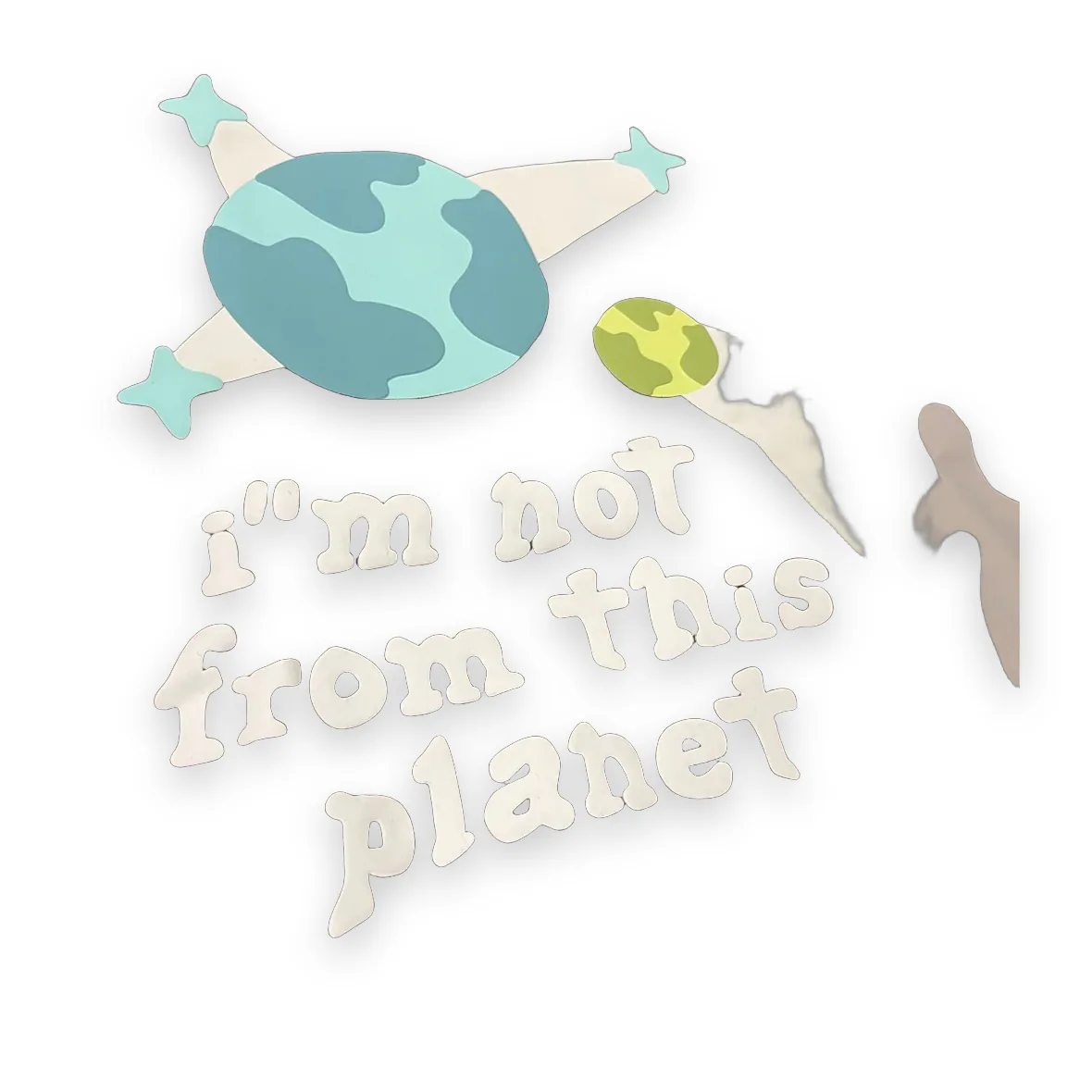 I'm Not From This Planet Hoodie 3