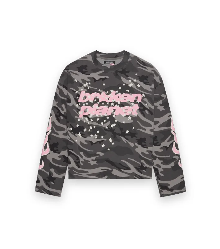Star Camo Waffle Long Sleeve 1