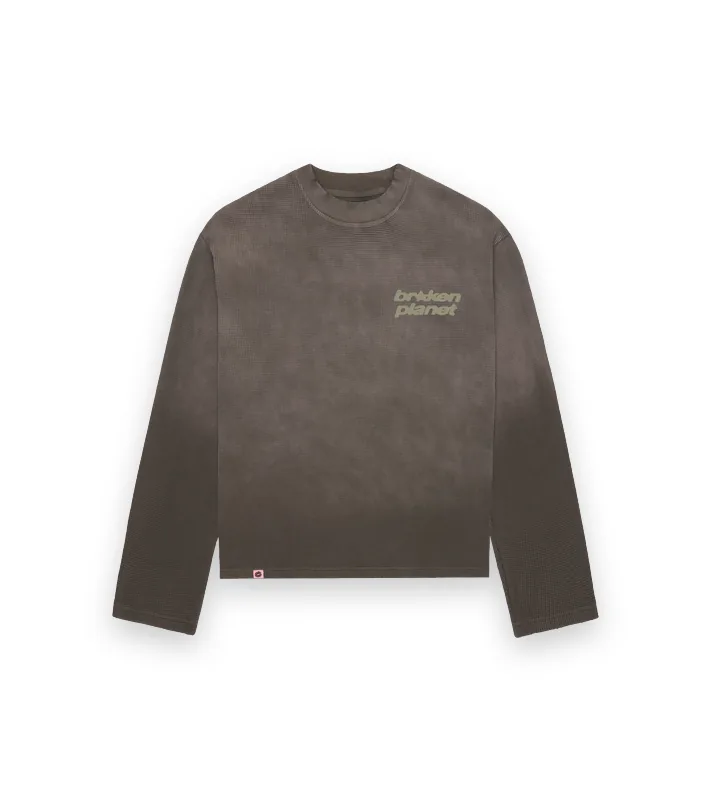 Star Logo Sunfaded Waffle Long Sleeve 1